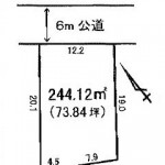 那珂郡東海村白方中央の【土地】不動産情報 tz-t0183