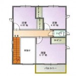 笠間10　2Ｆ間取り図